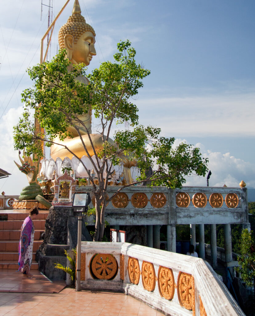 Buddha na vrcholu hory