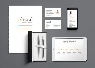 corporate identity, vizuální identita, vizuální styl, branding - eLegal