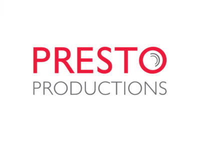 logo, logotyp Presto Productions