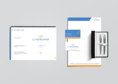 corporate identity, vizuální identita, vizuální styl, branding - CamStreamer