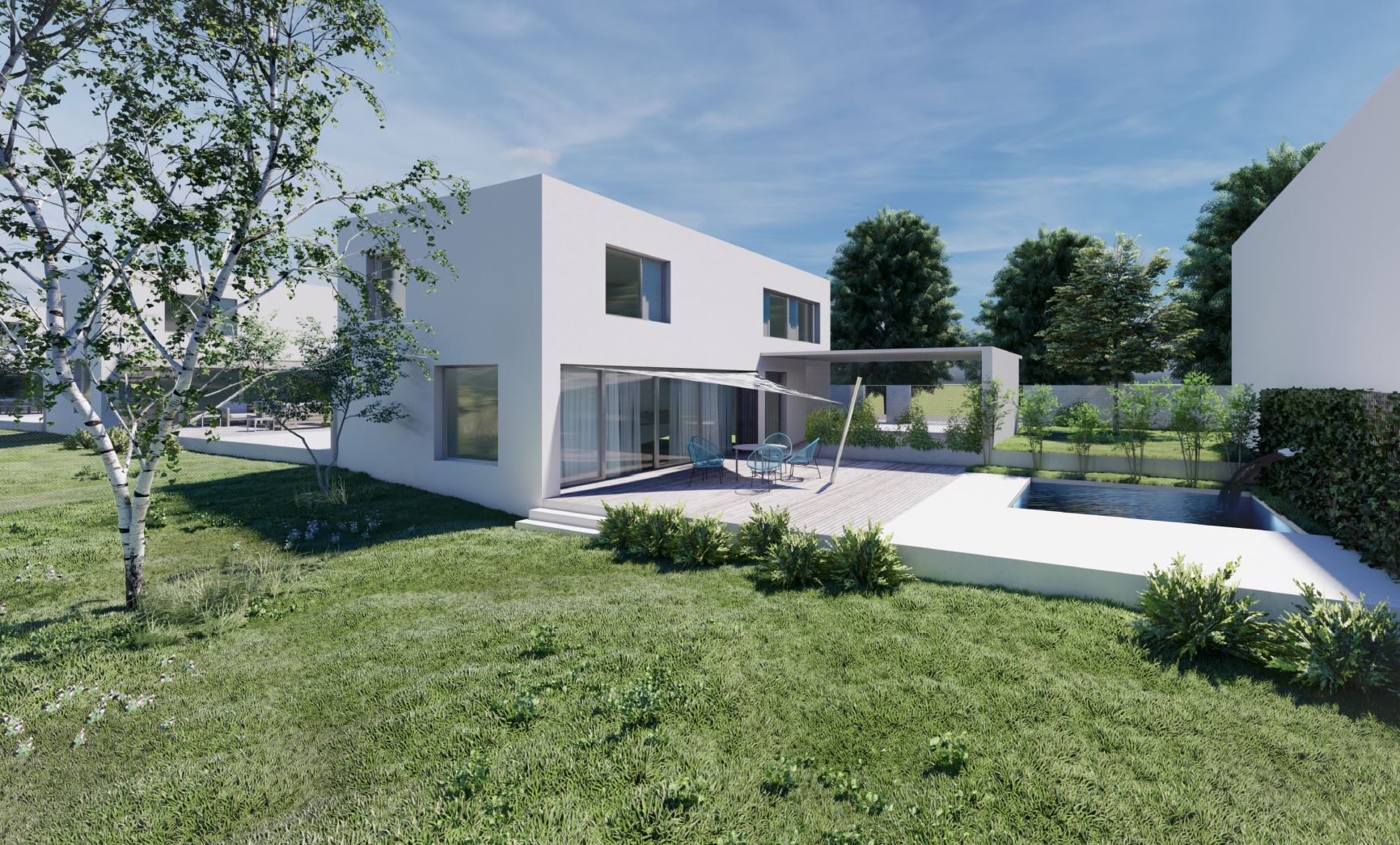 Vizualizace konceptu identity - MP Architects