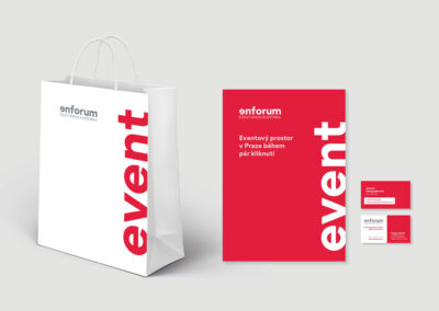 corporate identity, vizuální identita, vizuální styl, branding - enforum, Event space Rustonka