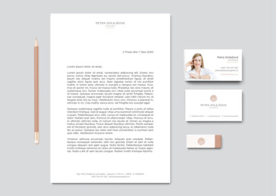 logo, logotyp, vizitka, hlavičkový papír, vizuální identita, vizuální styl, corporate identity, branding - Petra Dolejšová