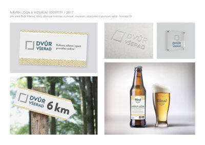 Logo, logotyp, corporate identity, vizuální identita, vizuální styl, branding - Dvůr Všerad